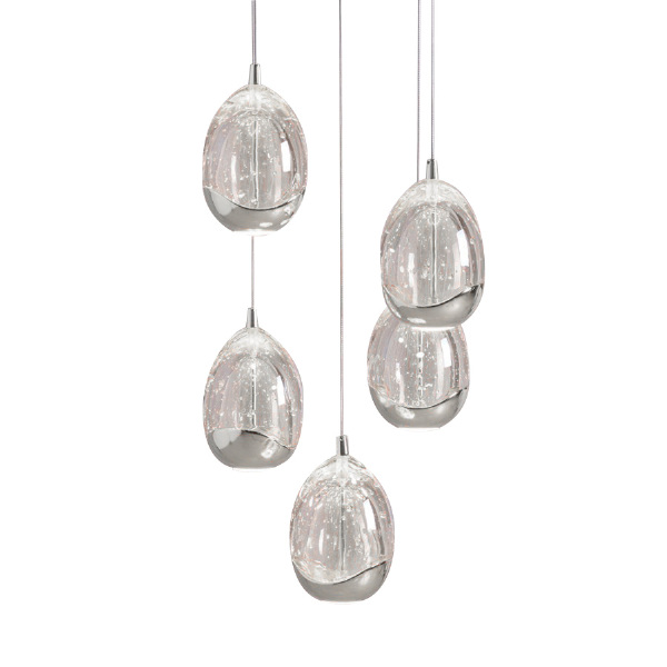 Люстра каскадная Terrene MD13003023-5A chrome