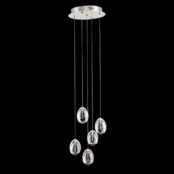 Люстра каскадная Terrene MD13003023-5A chrome