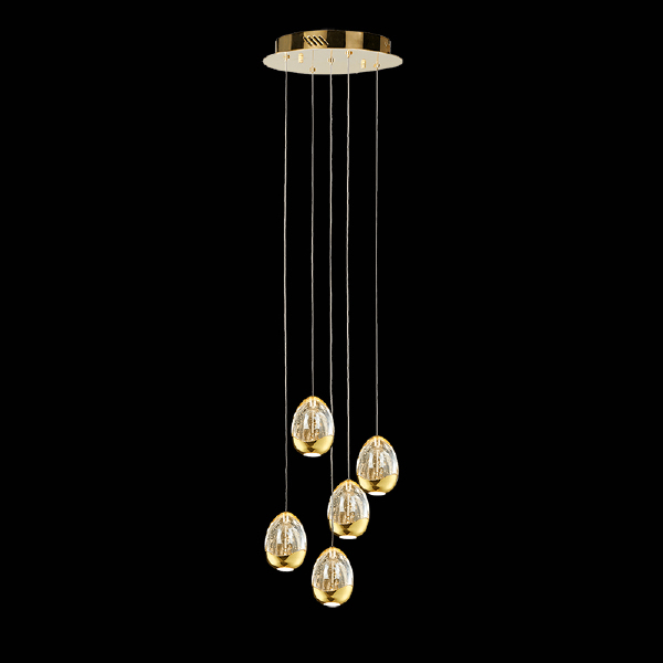Люстра каскадная Terrene MD13003023-5A gold