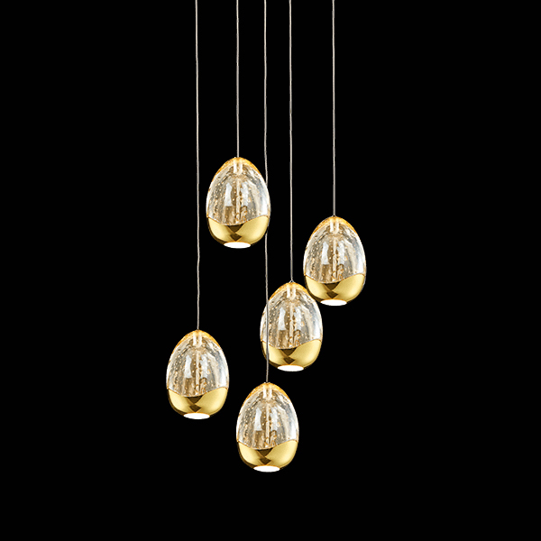 Люстра каскадная Terrene MD13003023-5A gold