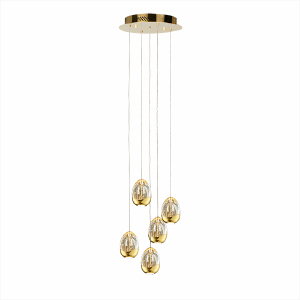 Люстра каскадная Terrene MD13003023-5A gold