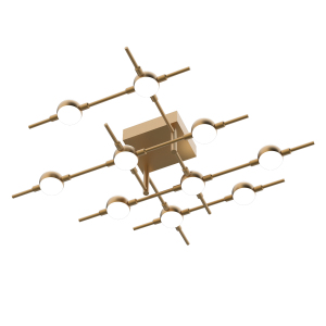 Потолочная люстра Molecular MX18001067-10A gold