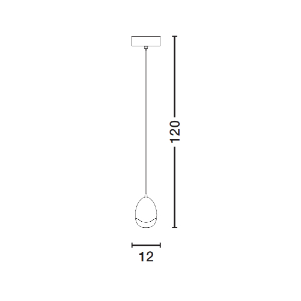 Светильник подвесной Terrene MD13003023-1A chrome