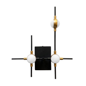 Настенный светильник Molecular MB18001067-3A black/gold
