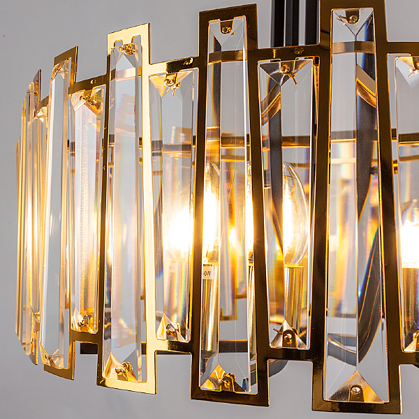Потолочная люстра Amber A1028PL-6BK