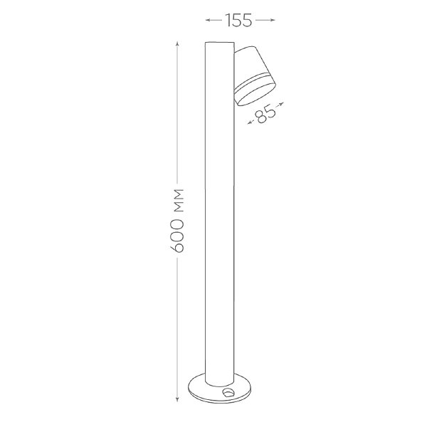 Уличный наземный светильник Рио 11710