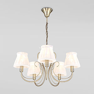 Подвесная люстра 60061 60061/5 античная бронза