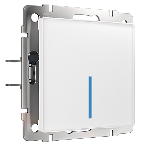 Выключатель Werkel W4510001/ Сенсорный выключатель одноклавишный с подсветкой 1000 Вт (белый)