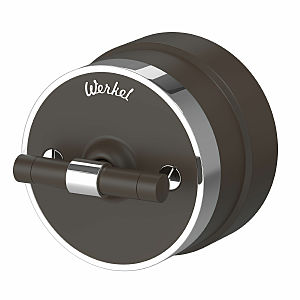Выключатель Werkel W5812052/ Переключатель одноклавишный Vintage (мокко матовый/хром)