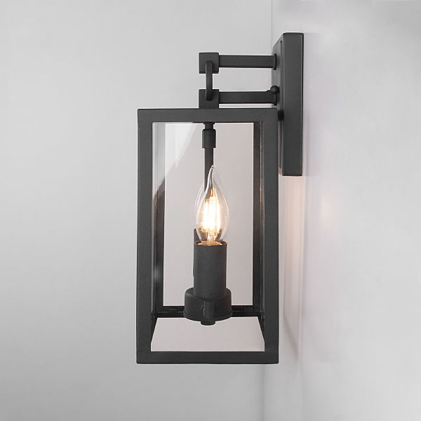 Уличный настенный светильник Candle Candle D (35150/D) темно-серый