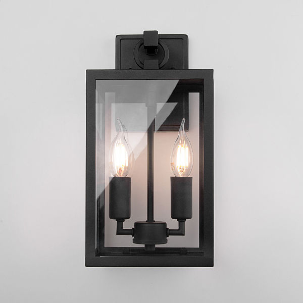 Уличный настенный светильник Candle Candle D (35150/D) чёрный