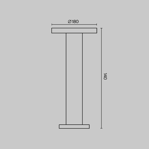 Уличный наземный светильник Wald O420FL-L12GF