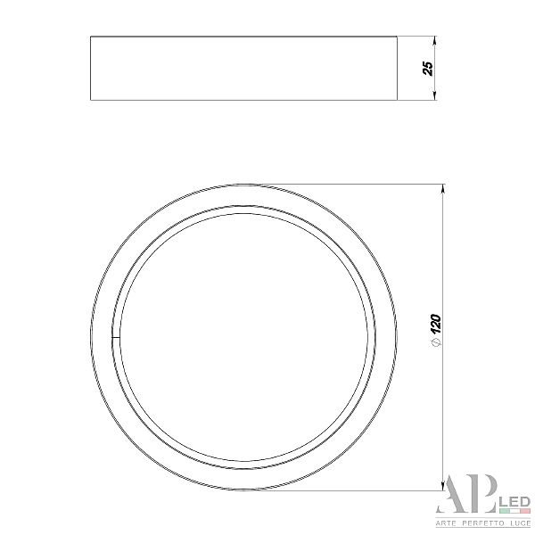 Светильник потолочный Ingrid 3322.LDY6004M/6W/6K