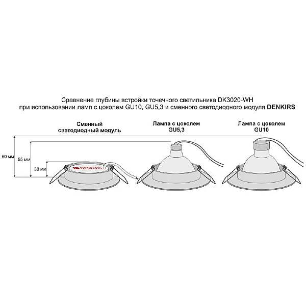 Светодиодная лампа Dk3000 DK3000-7W