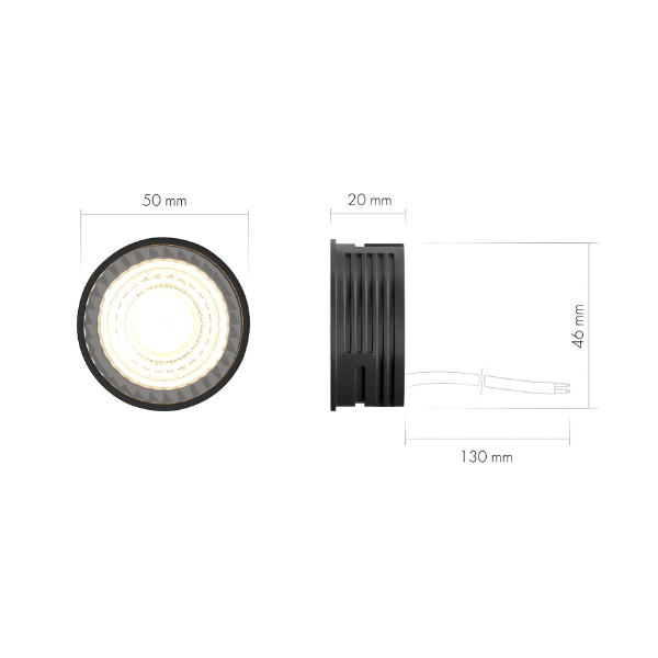 Светодиодная лампа Dk3000 DK3000-7W-BK