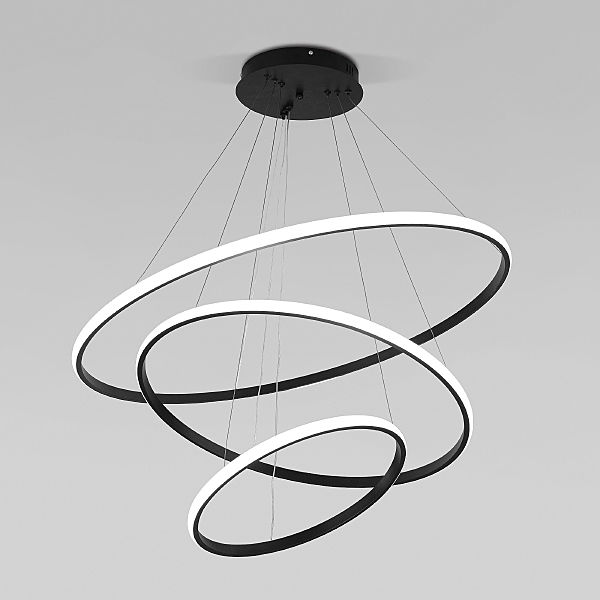 Подвесная люстра Collars 90264/3 черный