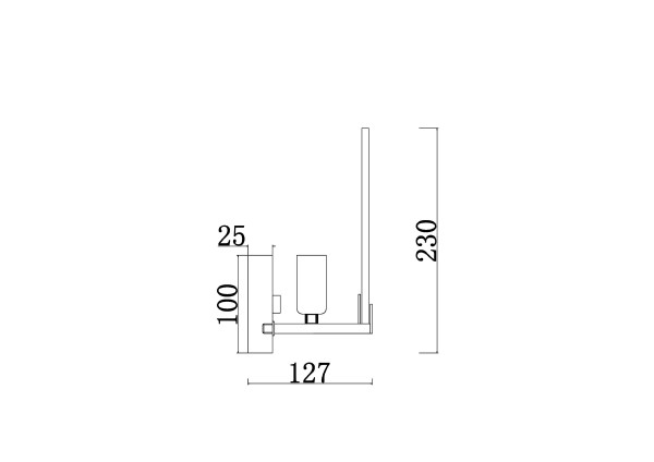 Настенное бра Sophia FR5197WL-01BS