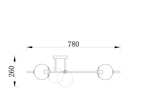 Потолочная люстра Damask FR5205PL-06BS