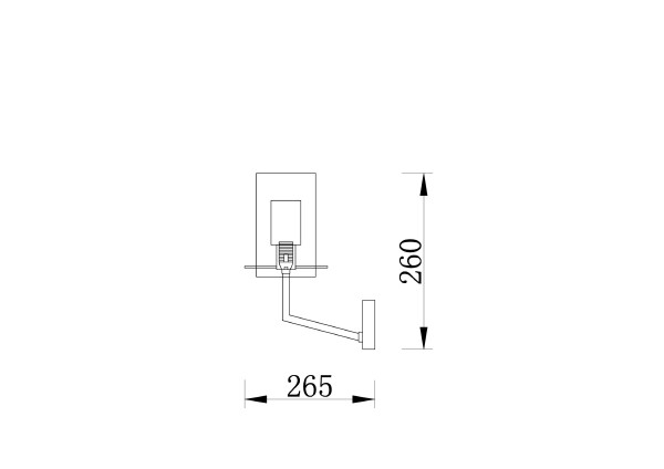 Настенное бра Felicity FR5206WL-01FG