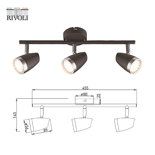 Светильник спот Joyce 6156-703