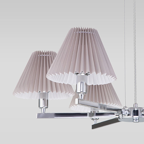 Подвесная люстра Peony 60136/6 хром/серый