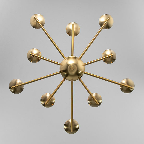 Подвесная люстра Cariso 60150/10 латунь