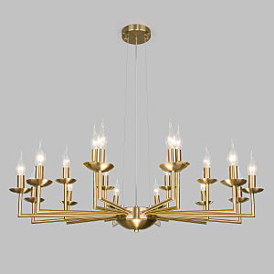 Подвесная люстра Cariso 60150/18 латунь