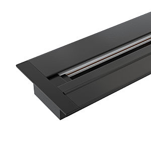 Шинопровод Track Rail BK Recessed 85082/00 / Встраиваемый однофазный шинопровод черный (1м.)