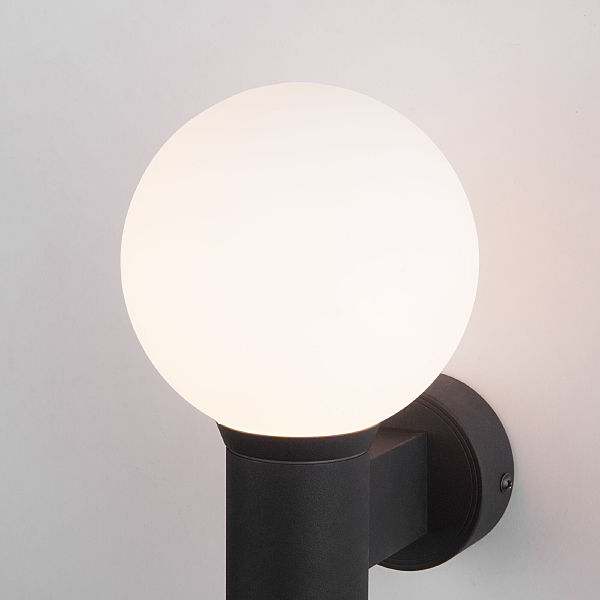 Уличный настенный светильник Sfera Sfera 35126/D черный