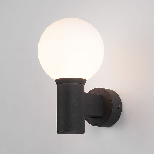 Уличный настенный светильник Sfera Sfera 35126/D черный
