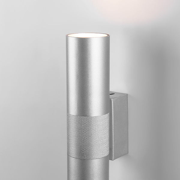 Уличный настенный светильник Steel Steel 40119/LED серебро