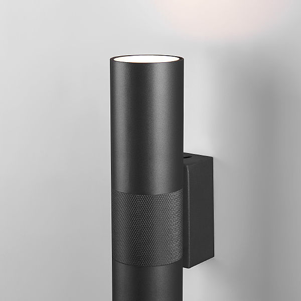 Уличный настенный светильник Steel Steel 40119/LED черный