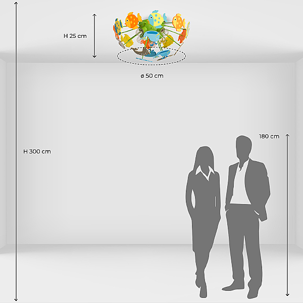 Потолочная люстра Улыбка 365014605