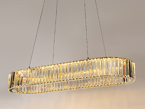 Подвесная люстра 8440 8445/90 oval gold NEW