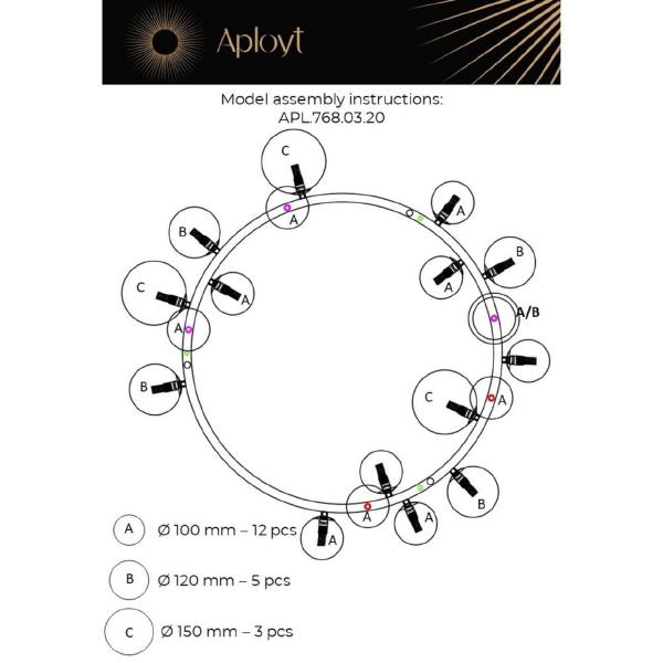 Подвесная люстра Lilian APL.768.03.20