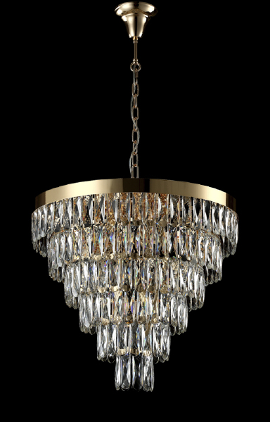 Подвесная люстра Abigail ABIGAIL SP-PL15 D620 GOLD/TRANSPARENT