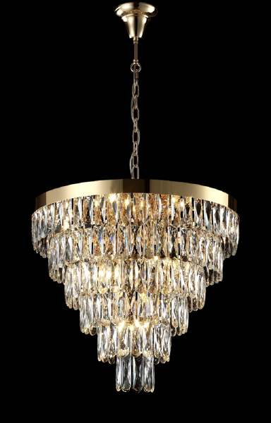Подвесная люстра Abigail ABIGAIL SP-PL15 D620 GOLD/TRANSPARENT