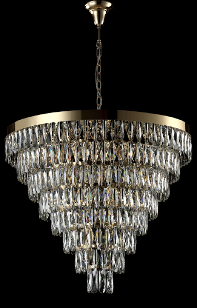 Подвесная люстра Abigail ABIGAIL SP22 D820 GOLD/TRANSPARENT