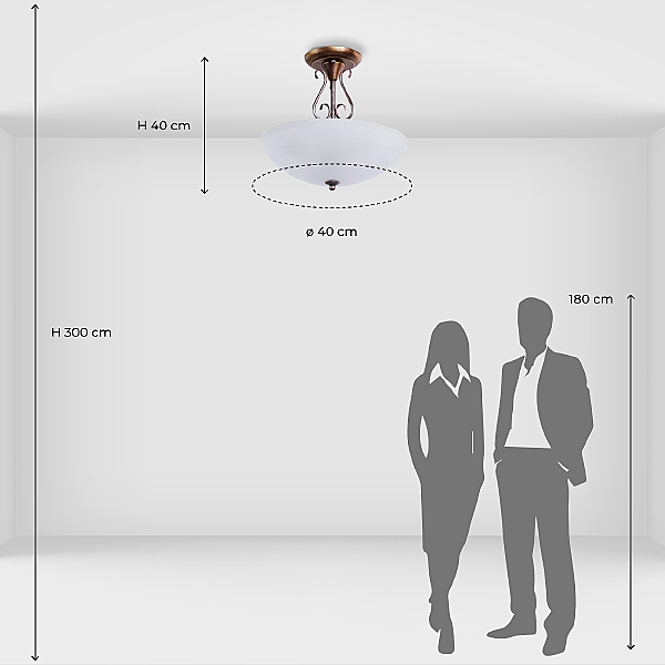 Светильник потолочный Аида 323012603