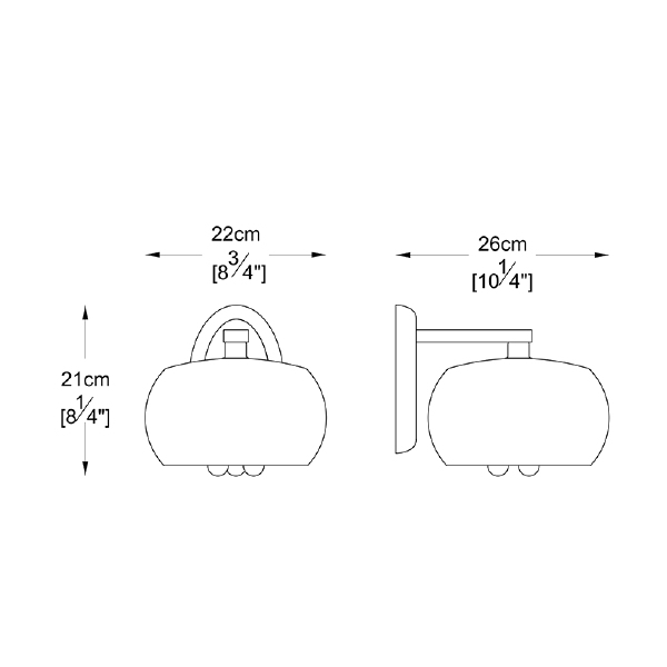Настенное бра Crystal W0076-01D-F4FZ