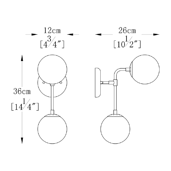 Настенное бра Riano W0454-02A-SDAA