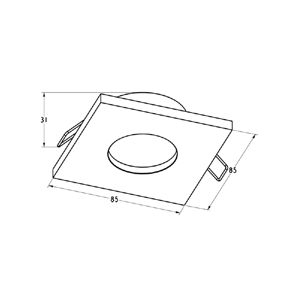 Встраиваемый светильник Chipo Dl ARGU10-032