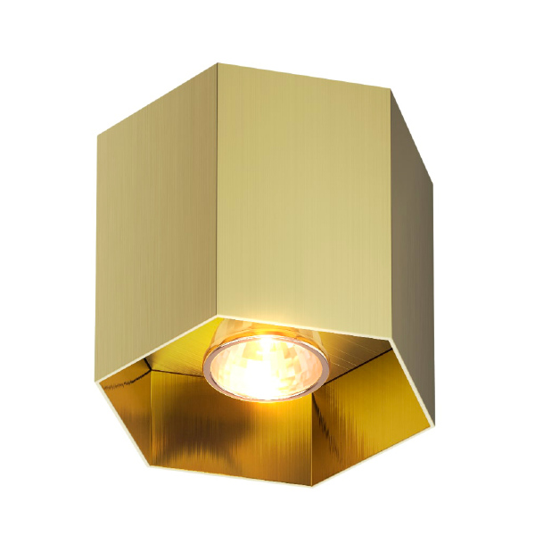 Накладной светильник Polygon Cl 1L 20035-GD