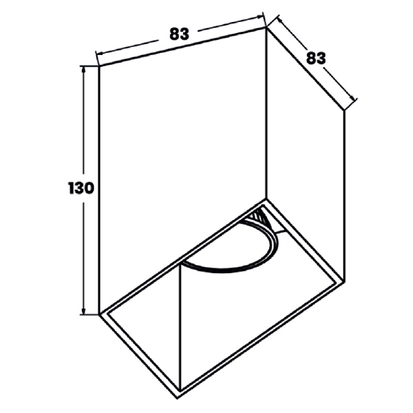 Накладной светильник Quby ACGU10-131