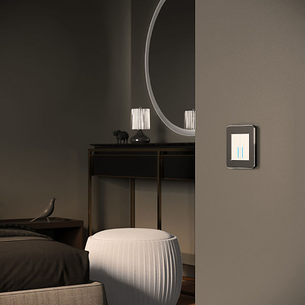 Рамка Platinum черный алюминий W0012608/ Рамка на 1 пост Platinum (черный алюминий)