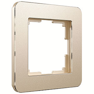 Рамка Platinum шампань W0012611/ Рамка на 1 пост Platinum (шампань)