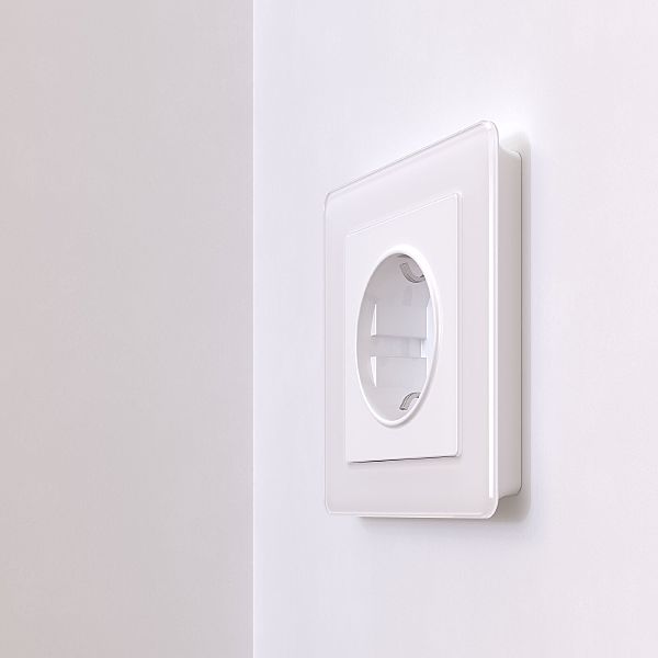 Рамка Acrylic белый W0012701/ Рамка на 1 пост Acrylic (белый)