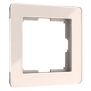 Рамка Acrylic айвори W0012743/ Рамка на 1 пост Acrylic (айвори)