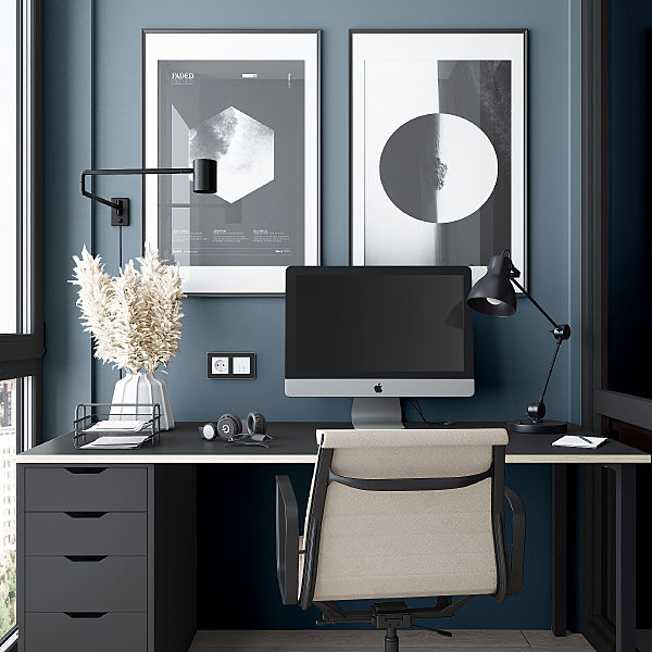 Рамка Platinum черный алюминий W0022608/ Рамка на 2 поста Platinum (черный алюминий)