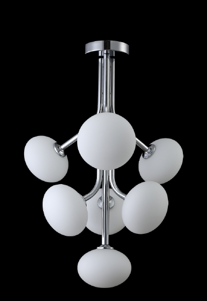 Люстра на штанге Alicia ALICIA SP7 CHROME/WHITE